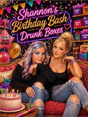 Shannon’s Birthday Bash Drunk Boxes!!!